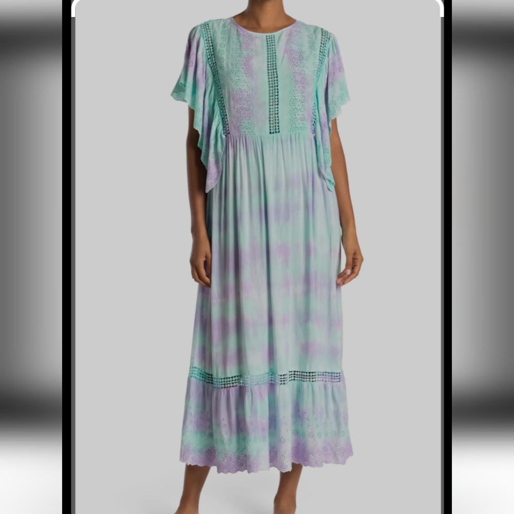 Raga Tie-dye Boho Maxi Dress Size S